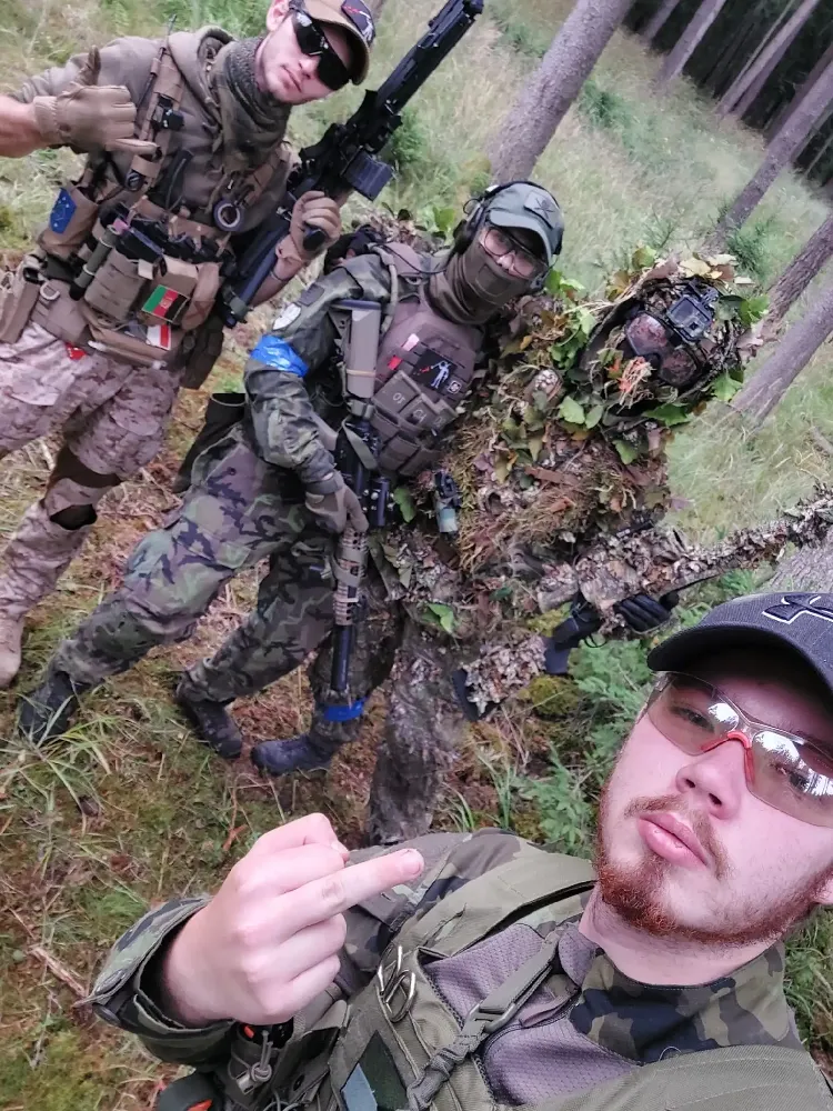 Společná foto s Medielem z FALLENS AIRSOFT